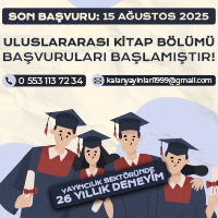  Ağustos ayı uluslararası kitap bölümü için başvuruları başladı! 